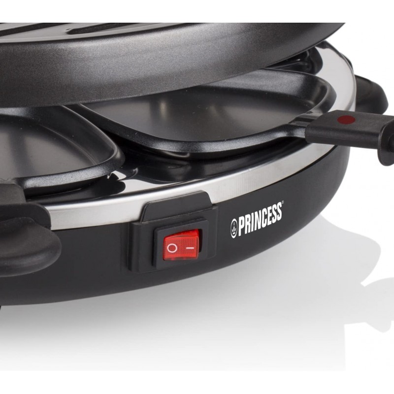 Princess 162725 플레이트 라클렛 논스틱 코팅 6인용 전기그릴 800W