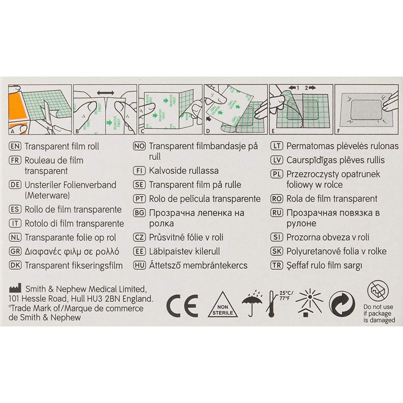 스미스 앤 네퓨 Smith and Nephew Flexifix Opsite 투명 접착 필름 롤 4