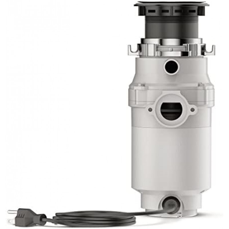 폐기물 왕 Waste King L-111 전원 코드가 있는 쓰레기 처리, 1/3 HP, 회색