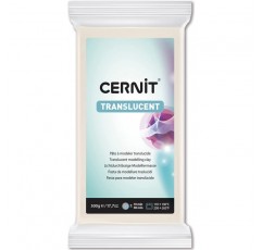 CERNIT 500g 트랜스 클레이, 반투명 화이트