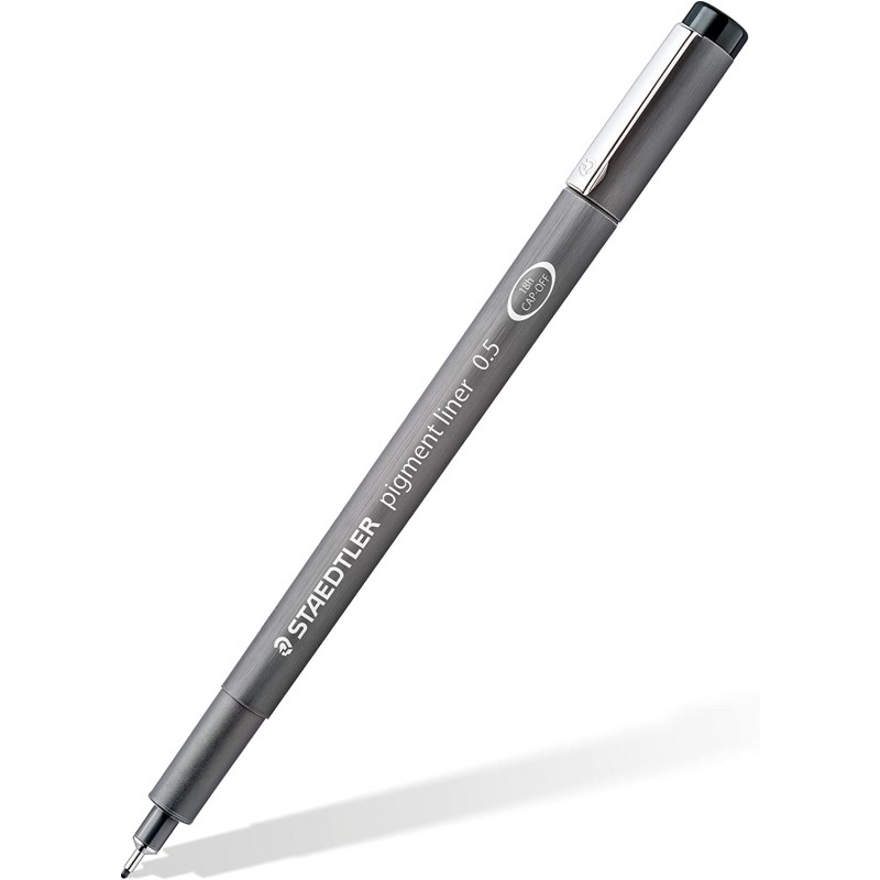 STAEDTLER 피그먼트 라이너 보너스 스케치 라이너 6개 세트 정가 4개(2개 무료), 308 SB6P