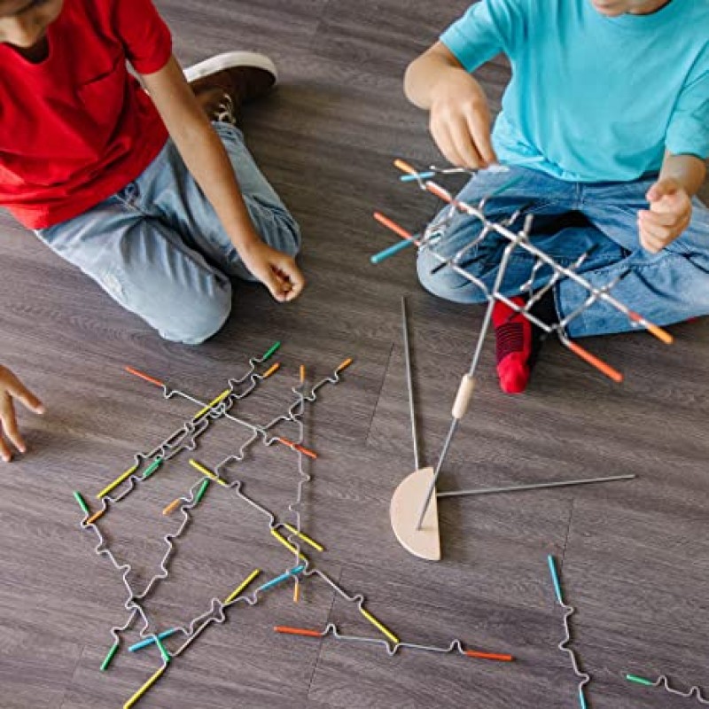 Melissa & Doug 멜리사 Suspend Family Game (31 pcs) - 와이어 밸런스 게임, 가족 게임 야간 활동