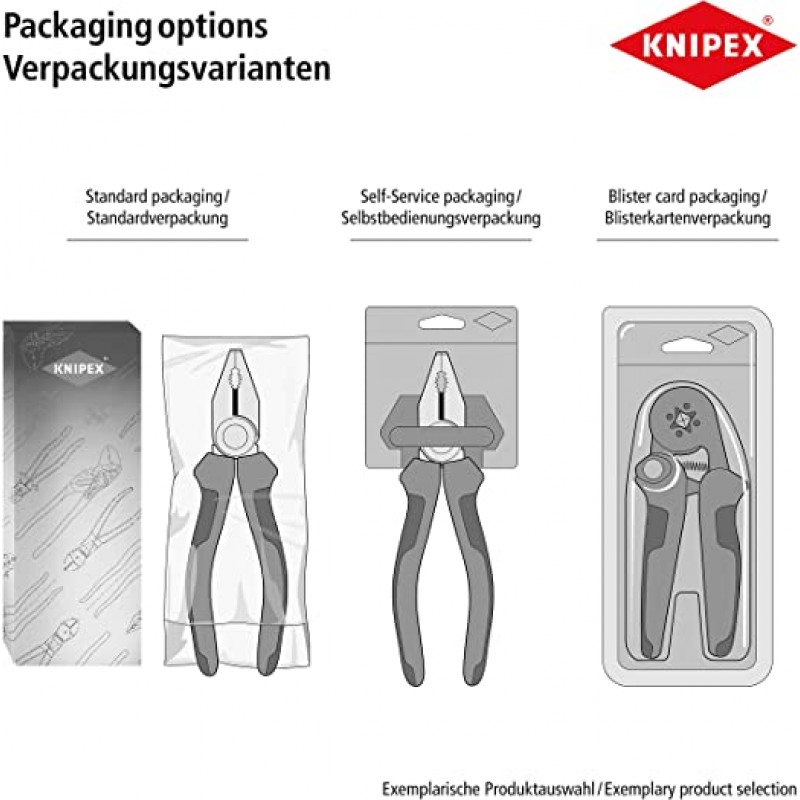 크니펙스 KNIPEX 니들 노즈 그립 플라이어 구부러진 팁 160MM (31 21 160)