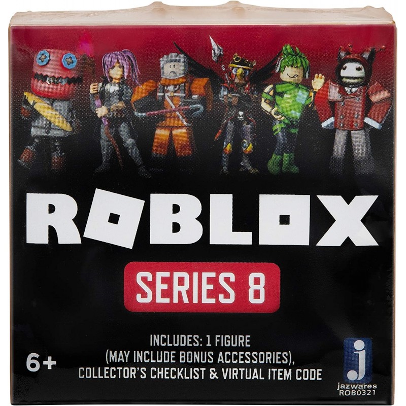 Roblox 로블록스 액션 컬렉션 - 시리즈 8 미스터리 피규어 6팩[6개의 전용 가상 아이템 포함]