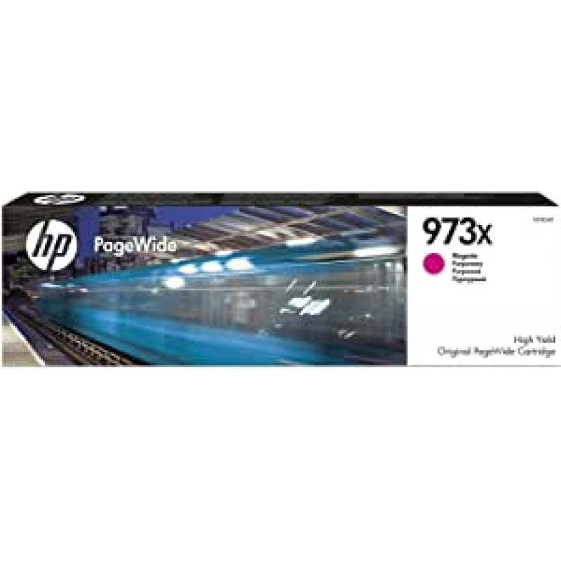 HP 973X 마젠타 PageWide 잉크 카트리지 F6T82AE