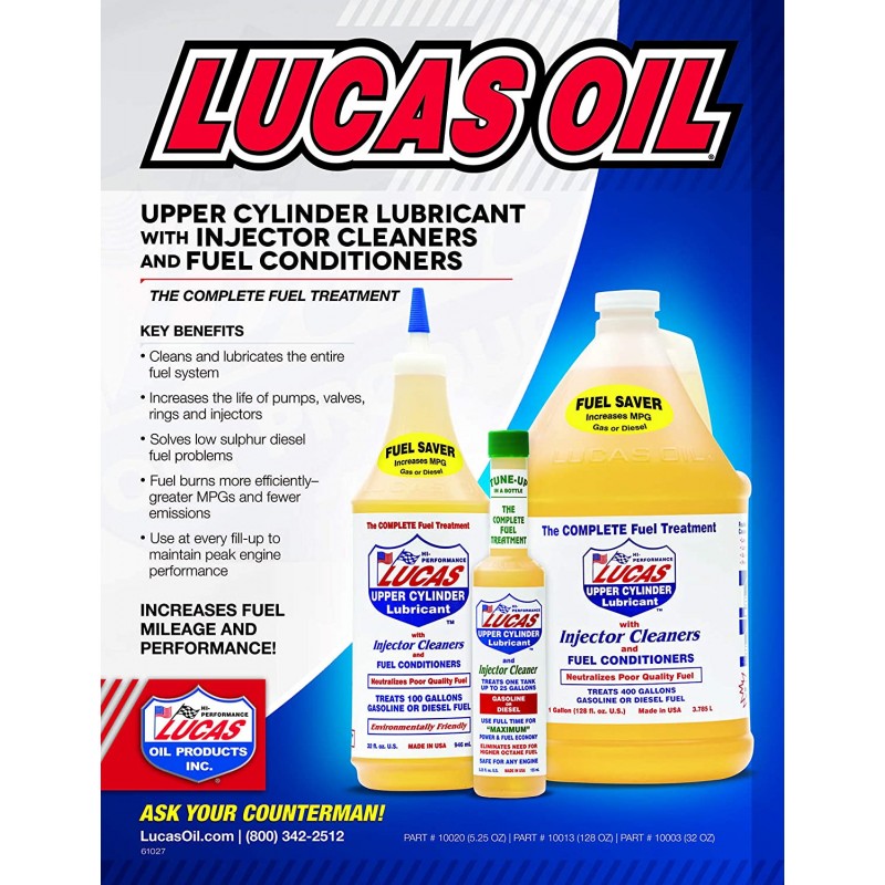 Lucas Oil 루카스오일 10003 연료 윤활제 946ml