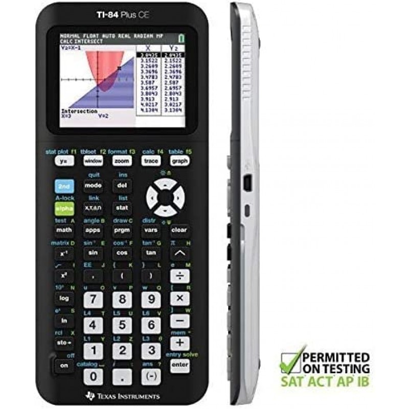 텍사스 인스트루먼트 Texas Instruments ti-84 Plus Ce 컬러 그래프 계산기,