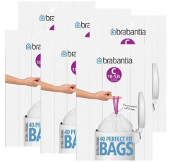 Brabantia 브라반티아 빈 라이너 디스펜서 포장 12L(C) 40개 (6팩)