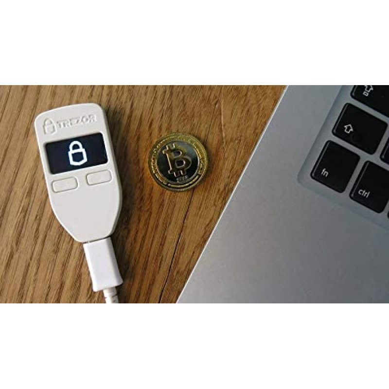 비트 코인 지갑 TREZOR (트레자) (화이트)