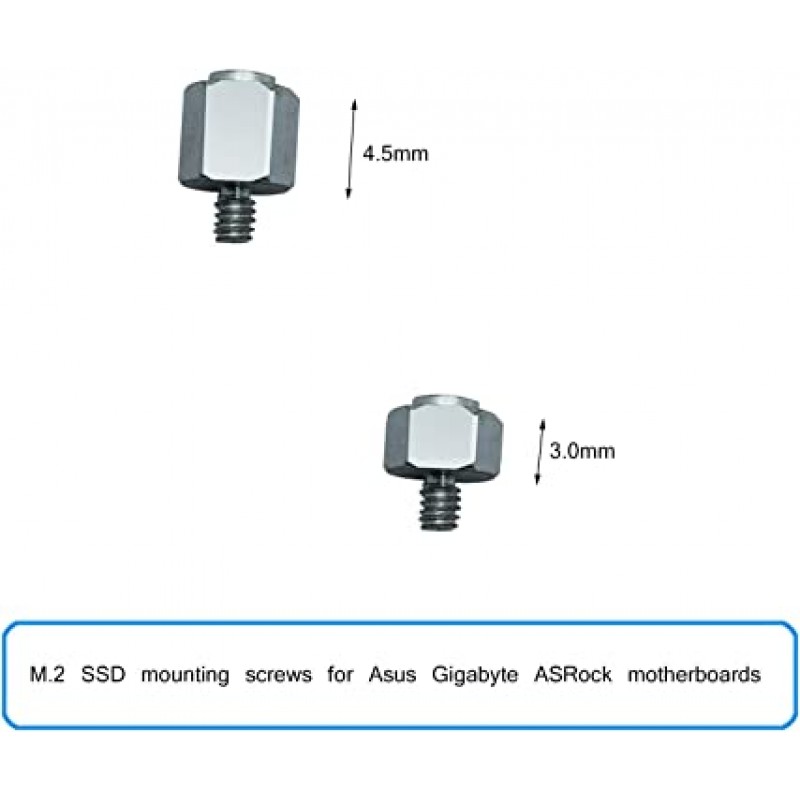 Asus 마더보드용 M.2 Nvme SSD 장착 나사 키트(M.2 SSD 나사)