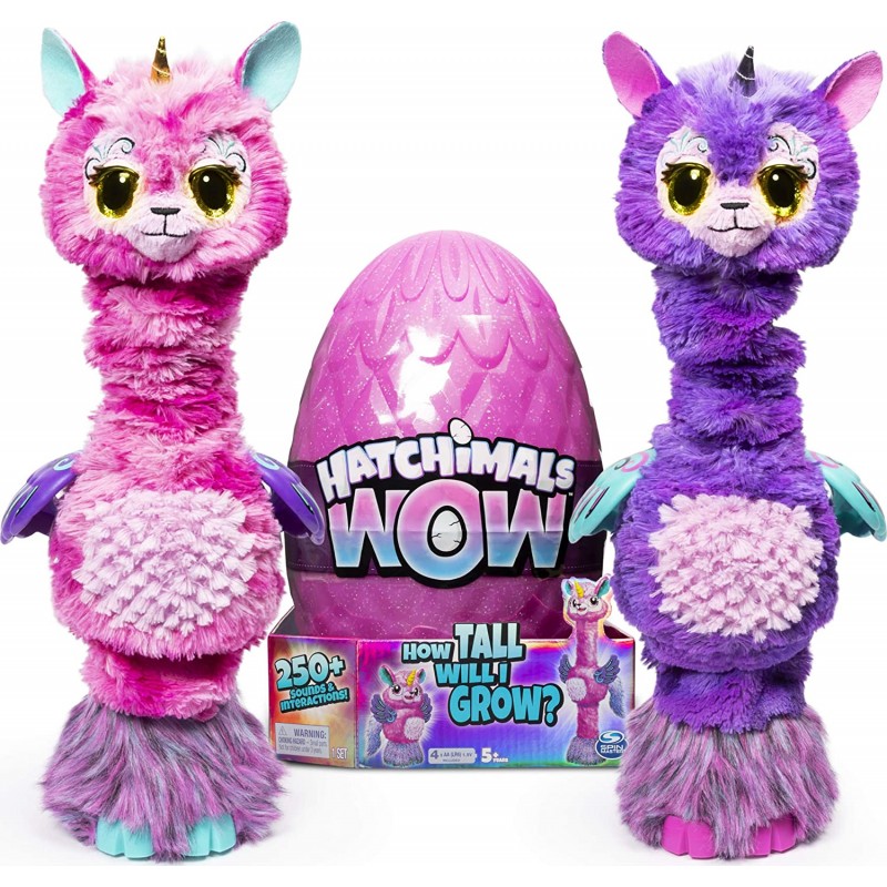 해치멀 6046989 - Llalacorn 32인치(81.3cm) 높이의 대화형 Hatchimals(스타일은 다를 수 있음)