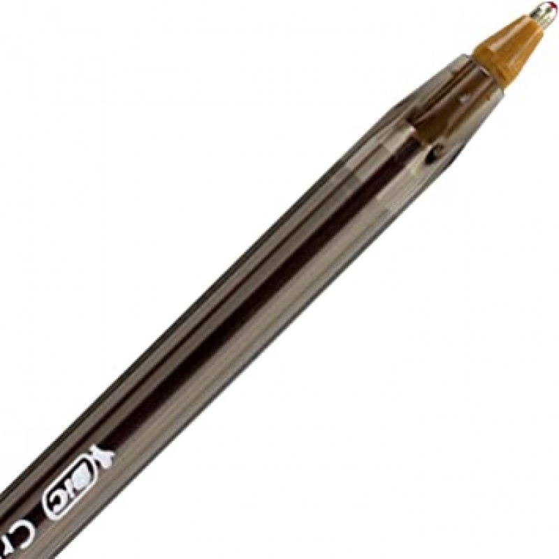 BIC Cristal Xtra Bold 스틱 볼펜, 1.6mm, 볼드 포인트, 다양한 색상, 24개 팩