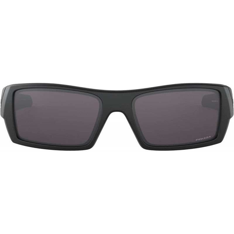 오클리 남성 OO9014 가스칸 직사각형 선글라스 매트 블랙/프리즘 그레이 60mm