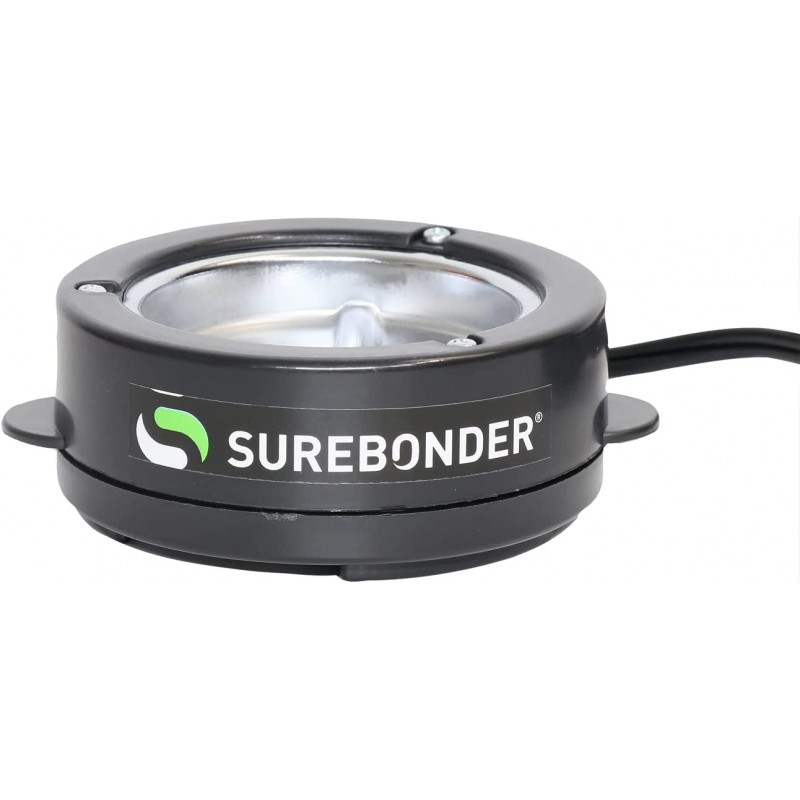 슈어본더 Surebonder 805 4인치 직경 접착제 프라이팬, 검정