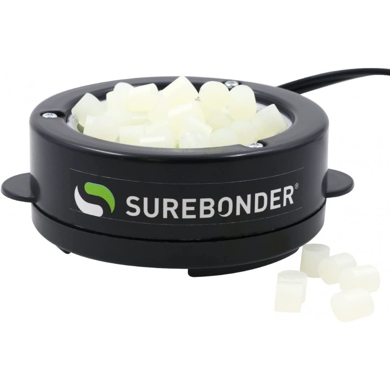 슈어본더 Surebonder 805 4인치 직경 접착제 프라이팬, 검정