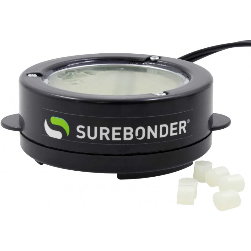 슈어본더 Surebonder 805 4인치 직경 접착제 프라이팬, 검정