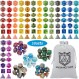 DND 주사위 세트DND RPG MTG 테이블 게임 140pcs(20가지 색상)