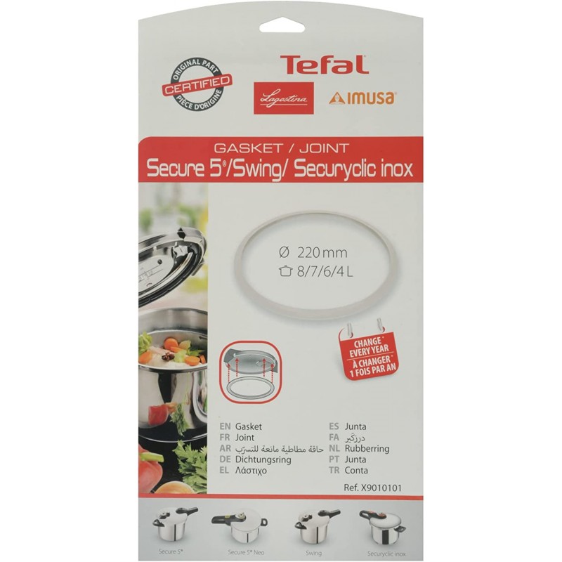 Tefal 테팔 압력솥 씰링 고무링 4L 및 6L X90101