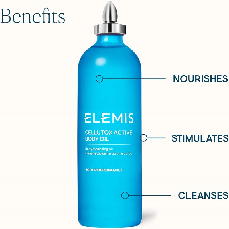 Elemis Cellutox 액티브 바디 오일 안티 셀룰라이트 오일 100ml