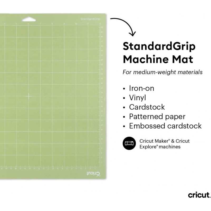 Cricut 크리컷 버라이어티 팩(스트롱1개, 라이트1개, 스탠다드1개) 12x12인치(30.5cm)