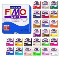 스테들러 Fimo 소프트 스타터 팩 12 x 56g, 멀티컬러 블록