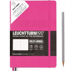 LEUCHTTURM1917 361033 불렛저널 노트 미디엄(A5), 뉴핑크