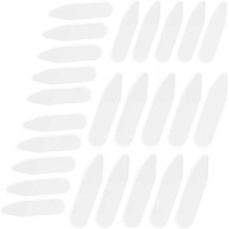 CINEE 셔츠 카라 키퍼 플라스틱 길이 2 종류 투명