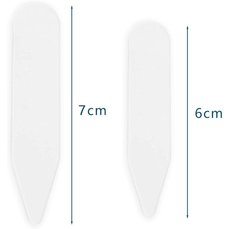 CINEE 셔츠 카라 키퍼 플라스틱 길이 2 종류 투명