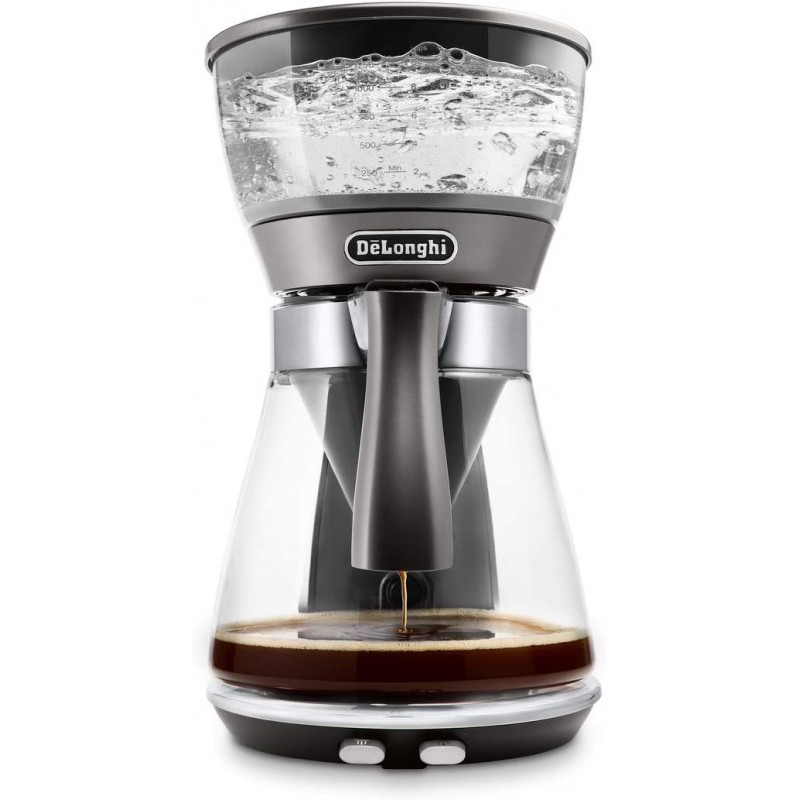 드롱기 DeLonghi Clessidra ICM 17210 필터 커피 메이커 ECBC 표준 온도 조절기 1.25L 실버