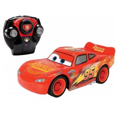 Jada Toys Disney Pixar Cars 1:24 Lightning McQueen RC 원격 제어 자동차 2.4 GHz,(203084018)