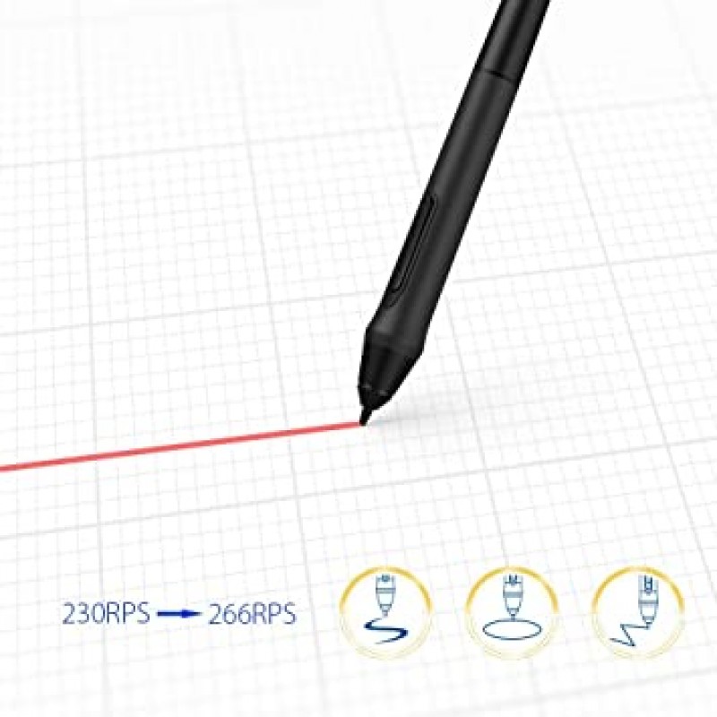 XP-Pen 펜 테블렛용 P05 스타일러스 Deco03, StarG640S, Deco01 V2 허용