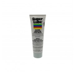 Super Lube 97008 실리콘 윤활 브레이크 그리스, PTFE 포함, 8온스 튜브, 반투명 흰색