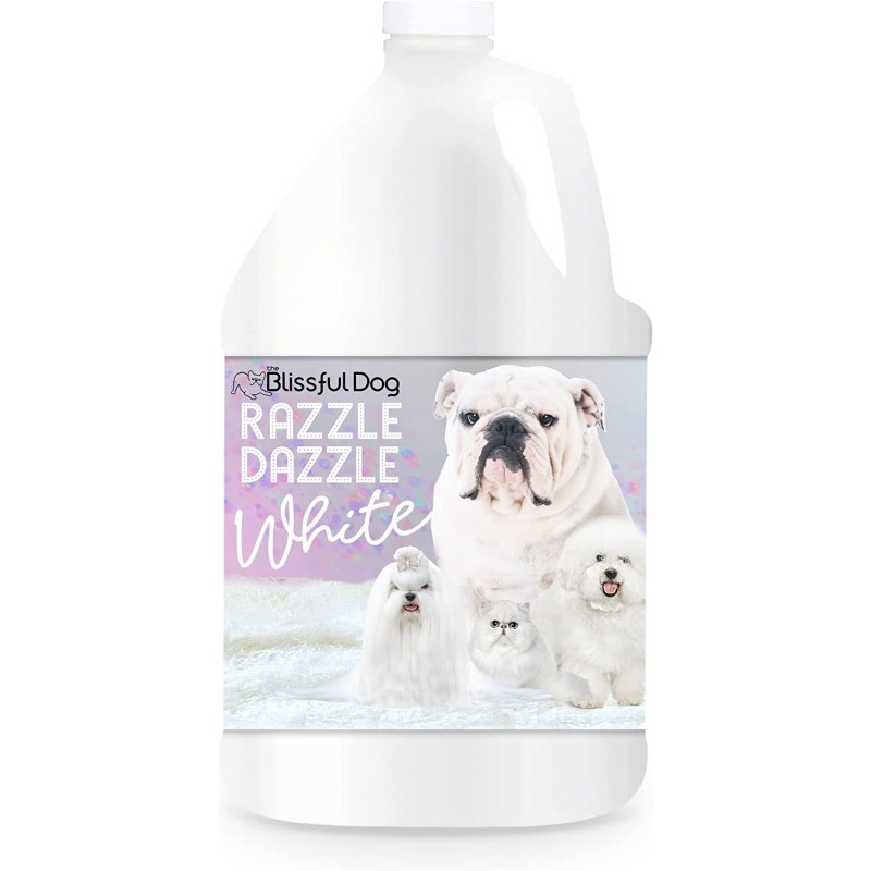The Blissful Dog Razzle Dazzle 화이트 샴푸, 1갤런