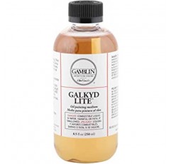 갬블린 Gamblin Galkyd Lite 페인트 미디엄, 8온스/250ml(1팩)