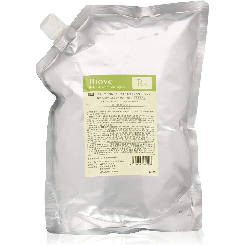 데미 비오브 스칼프 샴푸 2000ml 레필 2.0 리터 (x 1)