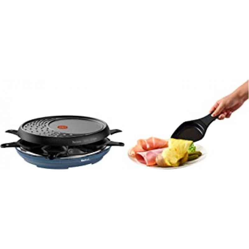 테팔 Raclette Colormania 3-in-1 라끌렛 및 크레이프 그릴 논스틱 ​​코팅 1050W RE310401