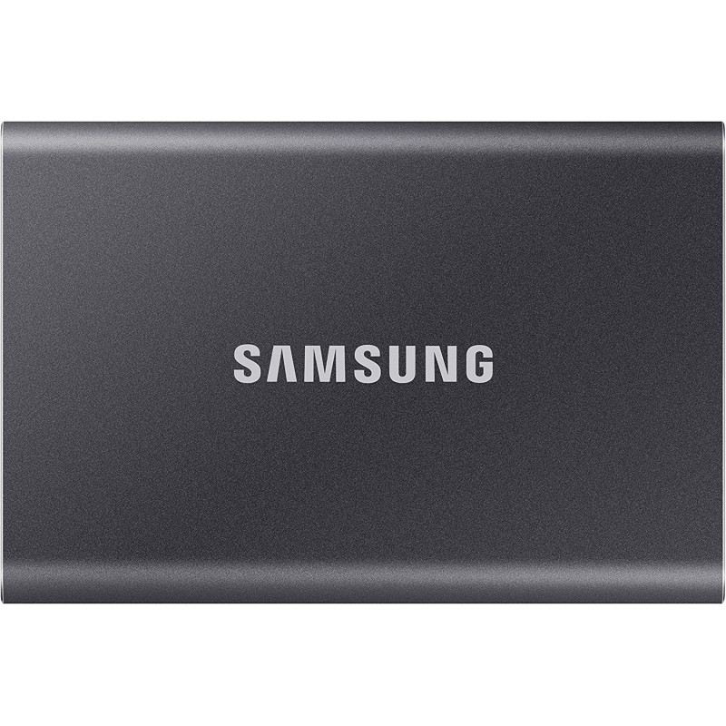 Samsung T7 휴대용 SSD 2TB USB 3.2 Gen.2 외장 SSD 티타늄 그레이 (MU-PC2T0T/WW)