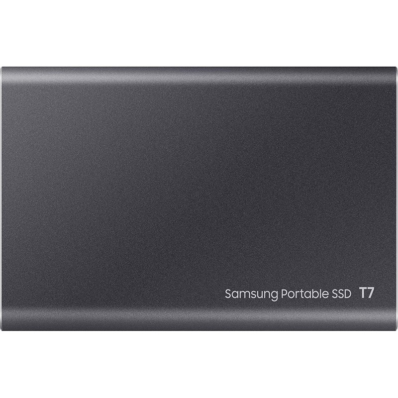 Samsung T7 휴대용 SSD 2TB USB 3.2 Gen.2 외장 SSD 티타늄 그레이 (MU-PC2T0T/WW)