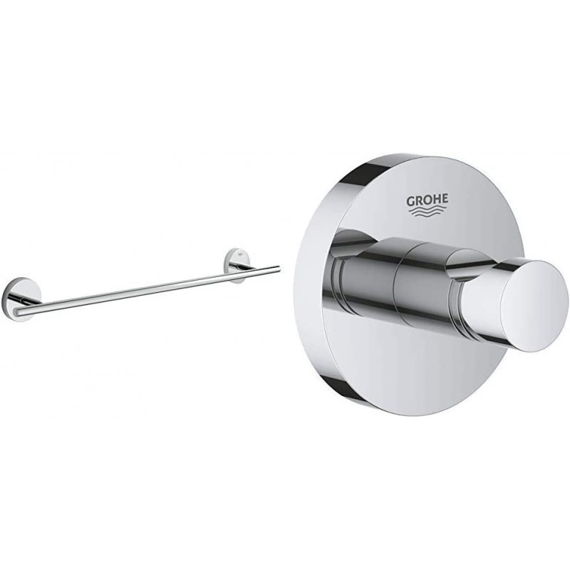 Grohe Bau 코스모폴리탄 40364001 타월 홀더 목욕 가운 후크 크롬 욕실 액세서리