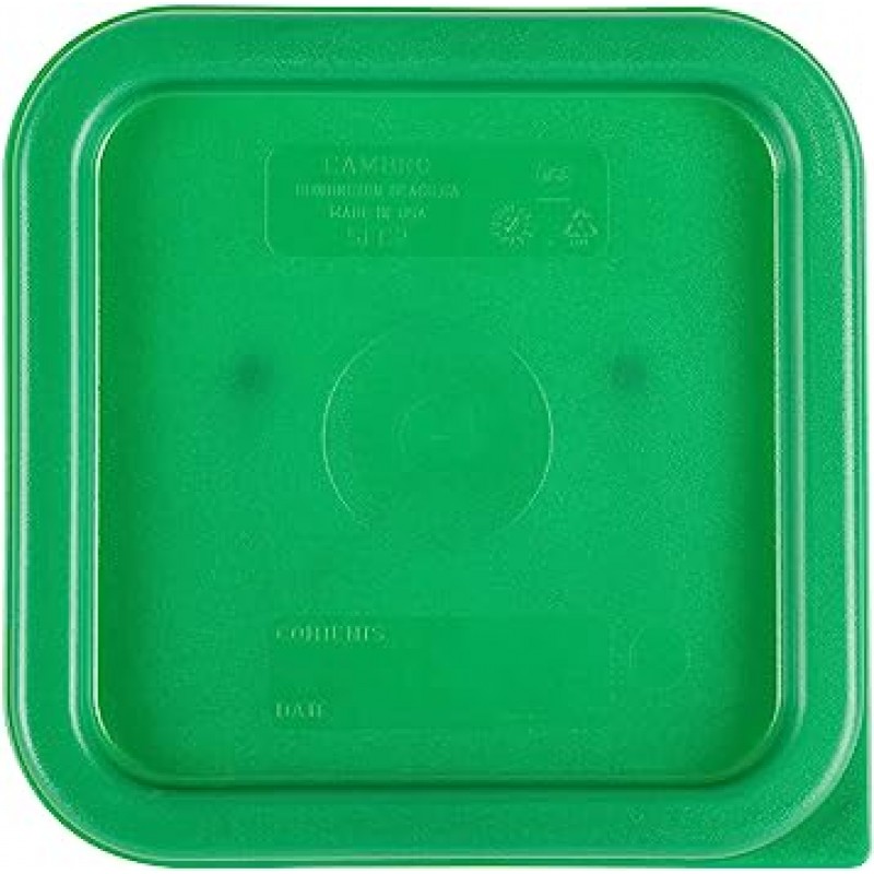 Cambro 폴리탄산염 정연한 음식 저장 그릇 뚜껑을 가진 3.5리터 - 2개 팩