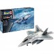 Revell 3858 미 공군 록히드 마틴 F-22A 랩터, DIY 항공기 모델 1:72, 10.5 액세서리