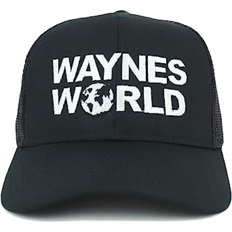 Armycrew- Wayne's World 자수 트러커 메쉬 캡