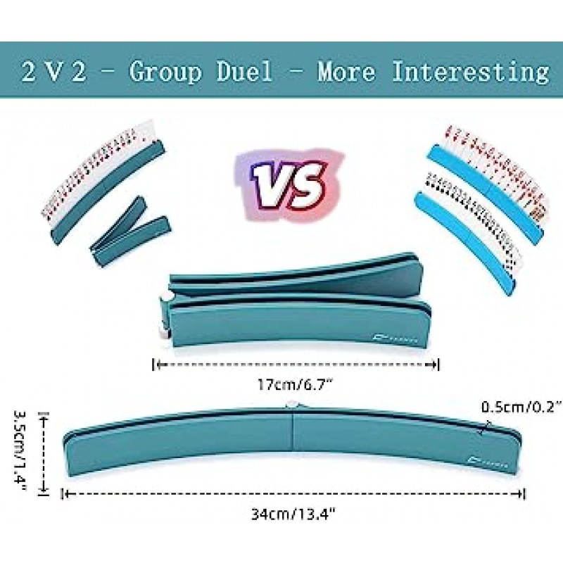 Fanwer 카드 소지자 (4세트) 핸즈프리 카드 놀이 어린이, 노인용 카드 게임