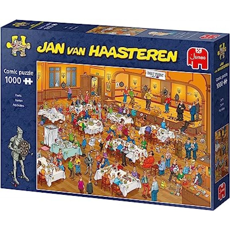 점보 게임 19076 Jan van Haasteren 1000피스 퍼즐 조각 멀티컬러