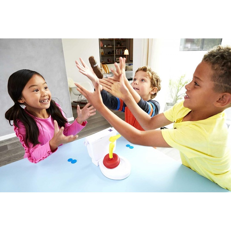 Mattel Games Kacka Alarm 보드게임 5세 이상 어린이 2~4인용 파티게임