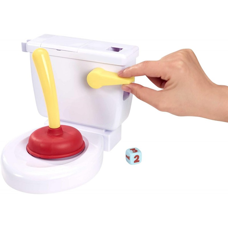 Mattel Games Kacka Alarm 보드게임 5세 이상 어린이 2~4인용 파티게임