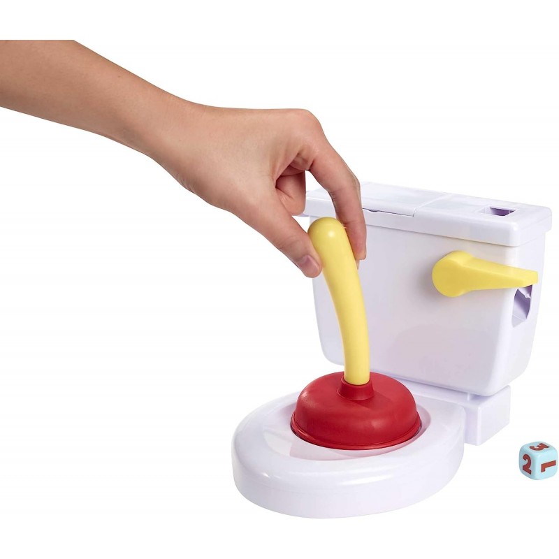 Mattel Games Kacka Alarm 보드게임 5세 이상 어린이 2~4인용 파티게임
