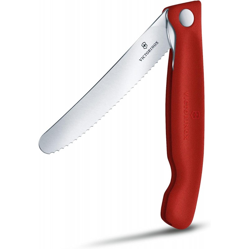 Victorinox 스위스 클래식 접이식 톱니 모양 야채 칼 식기 세척기 안전