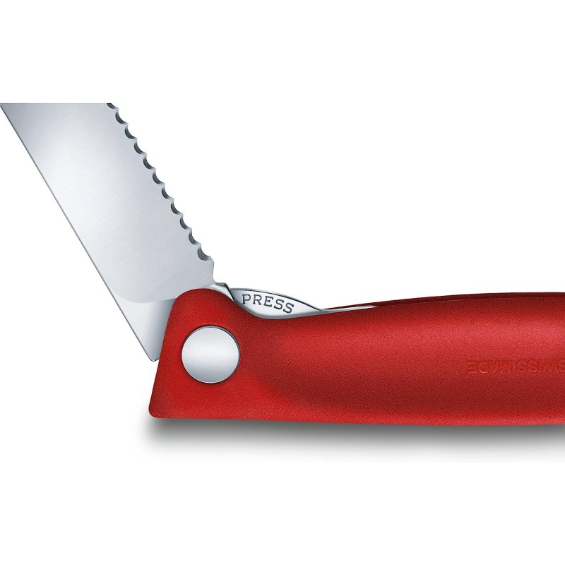 Victorinox 스위스 클래식 접이식 톱니 모양 야채 칼 식기 세척기 안전