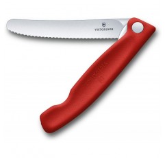 Victorinox 스위스 클래식 접이식 톱니 모양 야채 칼 식기 세척기 안전